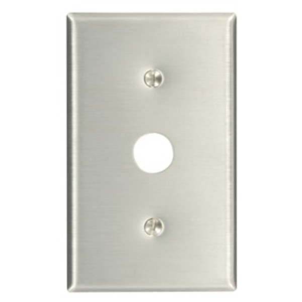 Leviton Telephone/Cable 1 Gang Wallplate 84037-40